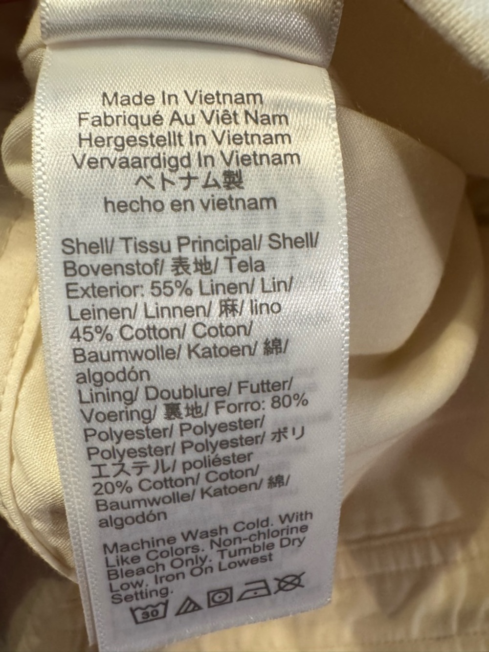 J . CREW Linen-blend Button-through
A-line Skirt size 8 - Picture 13 of 14